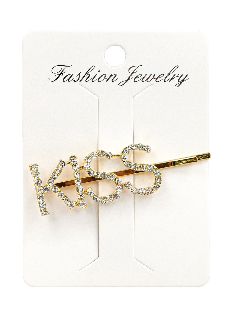 Hair Pin -KISS #93040 Gold -dz