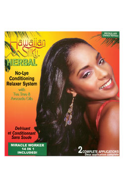Hawaiian Silky Herbal No Lye Relaxer Kit (2Appl) -Reg#36