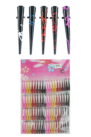 Kids Hair Long Clip #4054 [80pcs/pk] -pk