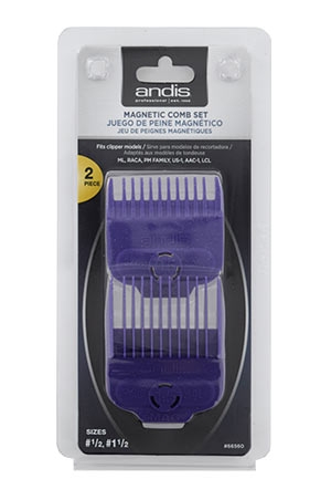 Andis Master Magnetic Comb Set [2 Pcs]#66560
