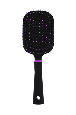 Liz Professional Paddle Brush with Mirror Black #2092 -pc