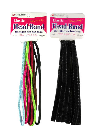 MGC Elastic Head Band #2644 ASST -dz
