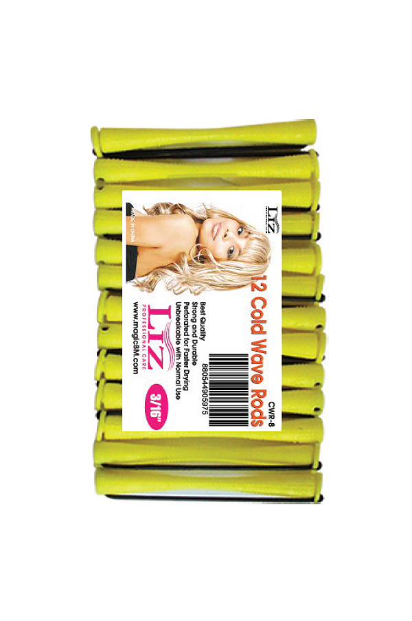Magic Gold Cold Wave Rods [Long 3/16" Yellow] #CWR-8 -dz