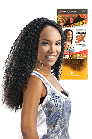 [MG82117] 3X Jerry Curl Braid 10"/12"/14" (1)