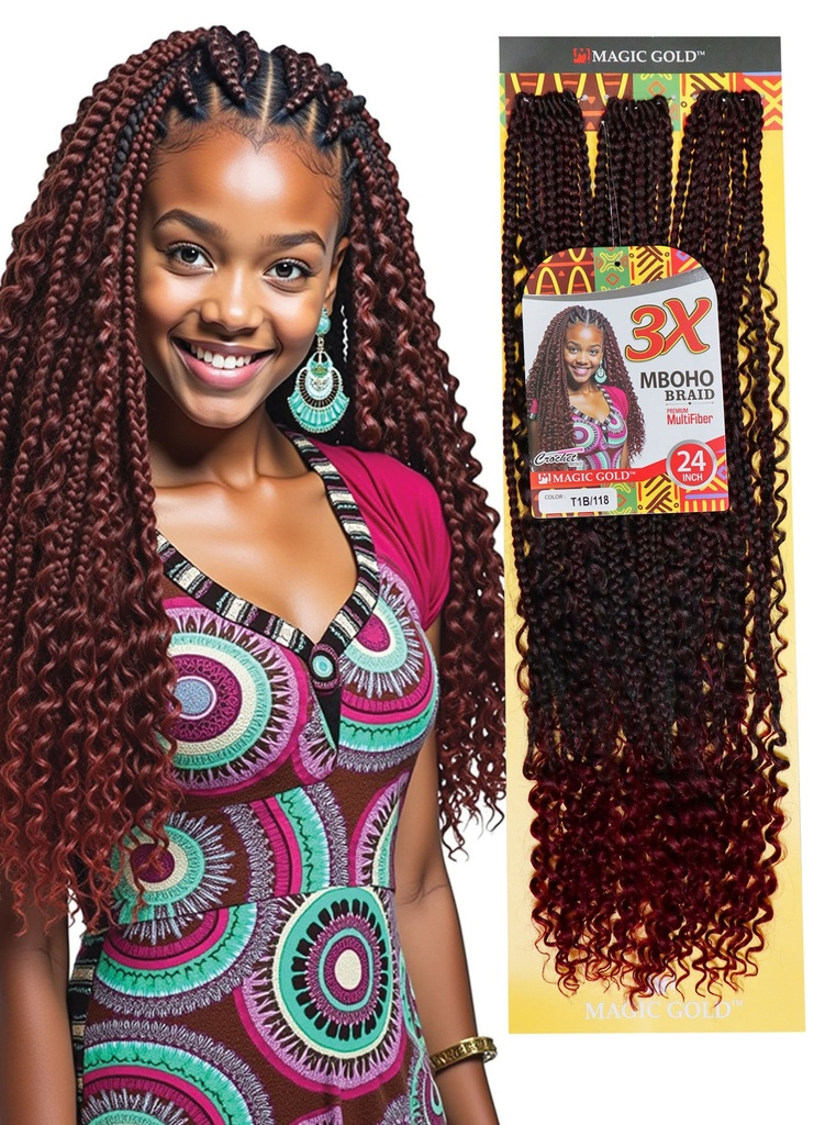3X MBOHO Braid 24"