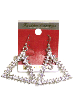 Magic Gold Fashion Rhinestone Earring #270207 -pc
