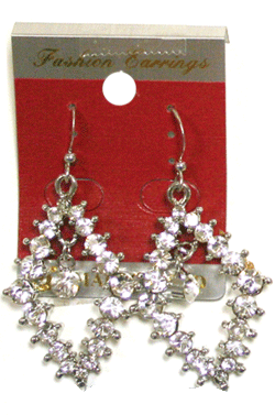 Magic Gold Fashion Rhinestone Earring #270208 -pc