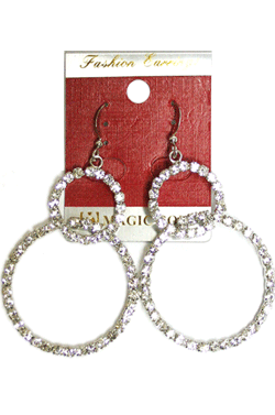 Magic Gold Fashion Rhinestone Earring #270383 -pc
