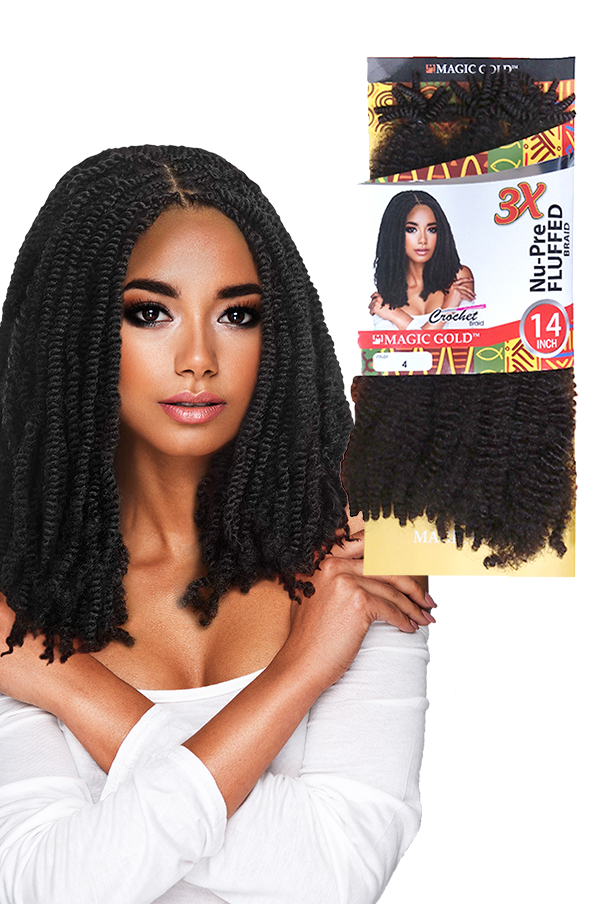 [MG83481] 3x Nu Pre Fluffed Braid 14" (1)