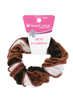 Magic Gold Hot Fashion Scrunchie Ponytail Holder #1903 -dz