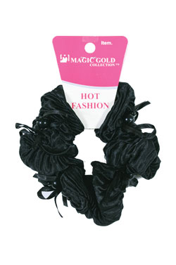 Magic Gold Hot Fashion Scrunchie Ponytail Holder #1908 -dz