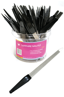 Magic Gold Sapphire Nail File #90664 (72pc/jar) -jar