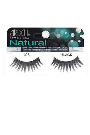 Ardell Natural Eyelashes #106 Black
