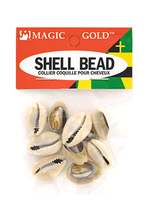 Magic Gold Shell Bead #6999 Dark Ivory -dz