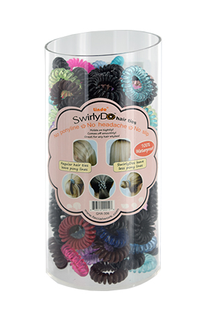 Magic Hair Ties Swirly Do GHA306(135pcs/jar) -Jar