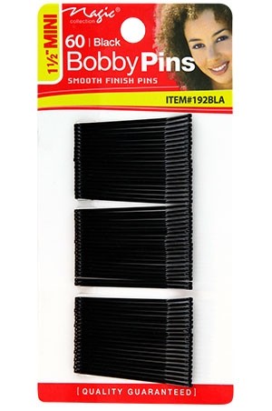 Magic Mini Bobby Pins #192BLA(MG#1307) -dz