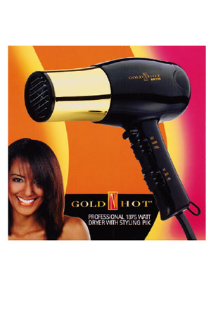 [GDH01135] #GH8135 Gold'N Hot 1875W Dryer w/ Styling Pik