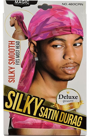 Magic Silky Satin Durag XL -CAMO  #4801CPINE-DZ
