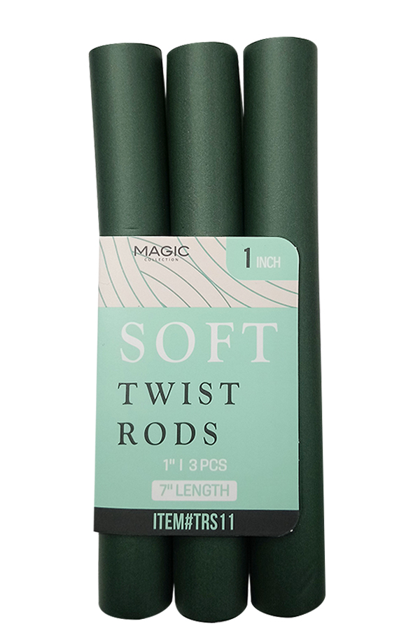 Magic Soft Twist Rods 1" Dark Gray #TRS11 - pc