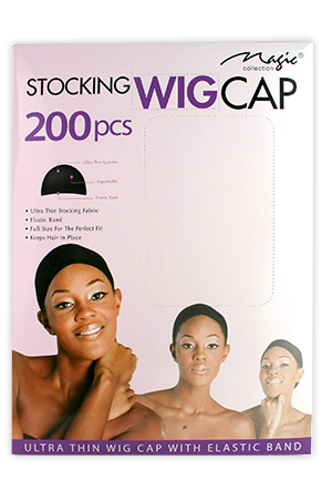 Magic Stocking Wig Cap #01401BLA -(200pcs/box)