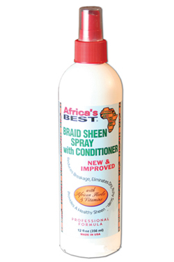 Africa`s Best A/B Braid Sheen Spray w/Conditioner(12oz)#13