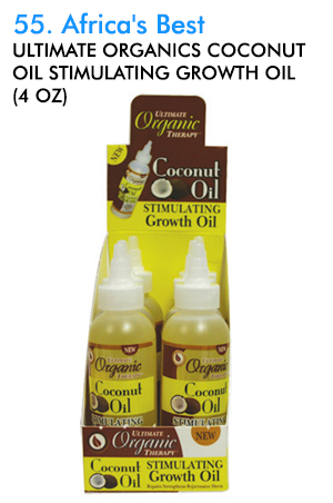 [AFB55504] Africa`s Best A/B Ultimate Organics Coconut Growth Oil (4oz) #55 -pc