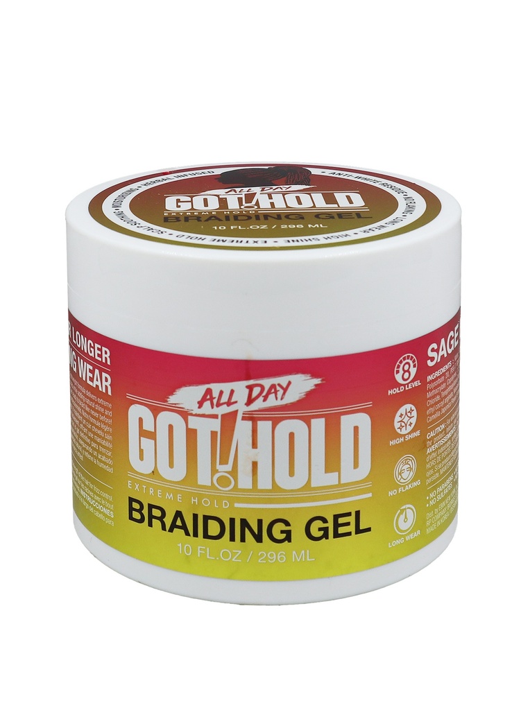 [EBN68564] All Day Got!Hold Braiding Gel (10 oz) #300