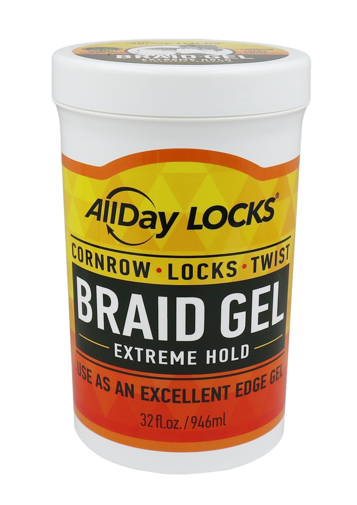 [ADA96521] AllDay Locks Braid Gel -Extreme Hold (32 oz) #25