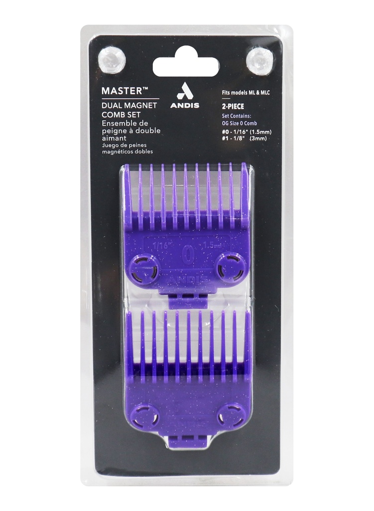 [AND00490] Andis Dual Magnet Comb Set 2pc #561002