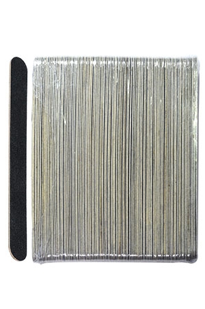 Nail File:Emery Board Thin Black (100pc/pk) #EB33081-pk