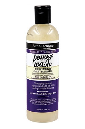 [AJA65612] Aunt Jackies Grapeseed Power Wash Shampoo (12oz) #32