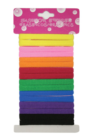 Ponytail Holder #3 (XYT-8016 Asst) - dz