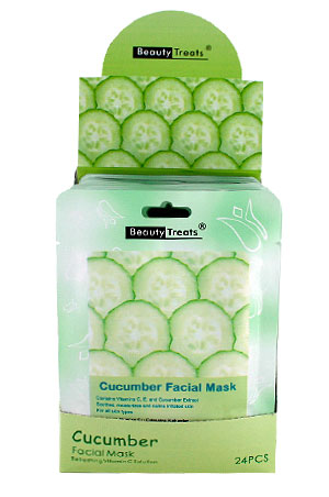 Beauty Treats Facial Mask-Cucumber [BTS203C] #61 - pc