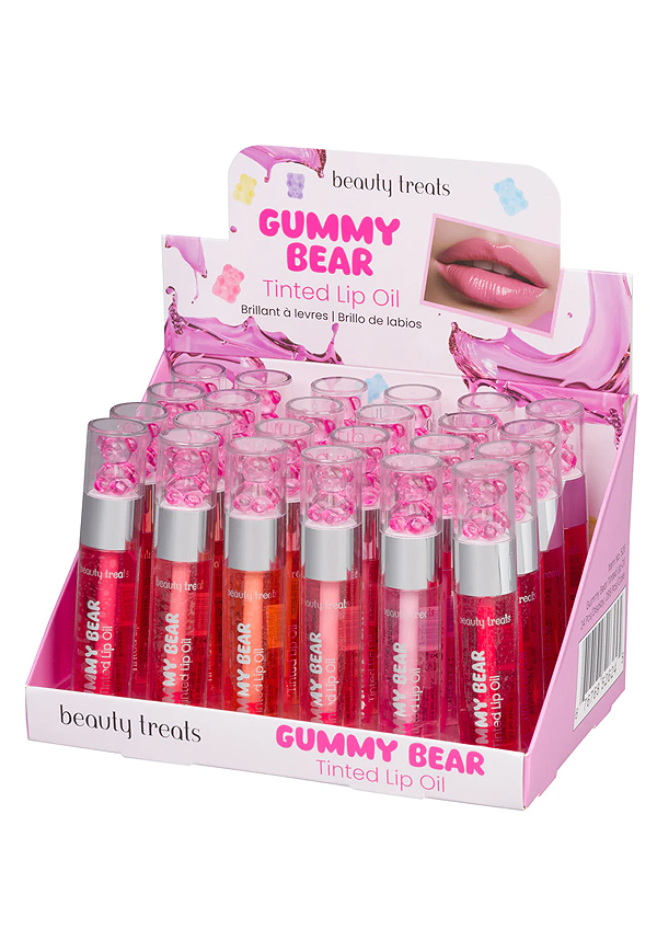 [BTS52624] Beauty Treats Gummy Bear Tinted Lip Oil (24 pc/ds) #125