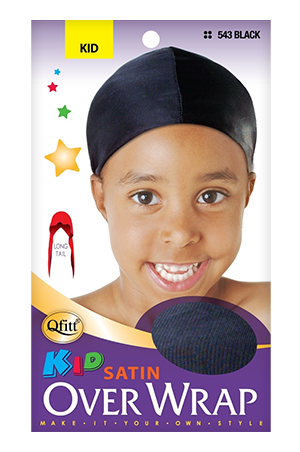 Qfitt Satin Over Wrap #543Black-dz