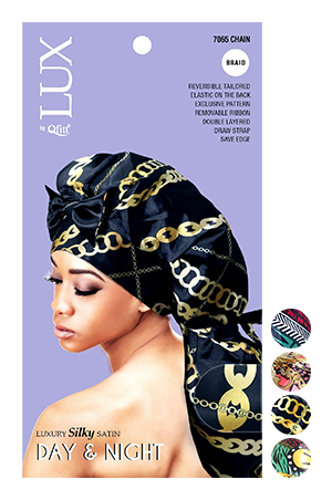 Qfitt Silky Day Night Cap(Braid/6pc/pk)#7065Afro-pk