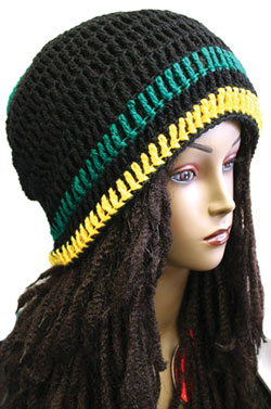 Rasta Hat 14" Black/Green/Yellow #Ras-2