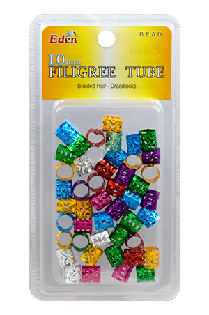 [EDN53712] Blister(10mm)  Flligree Tube Assorted 20dz/cs #53712