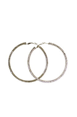 Rhine Stone Earring Gold MEHL3