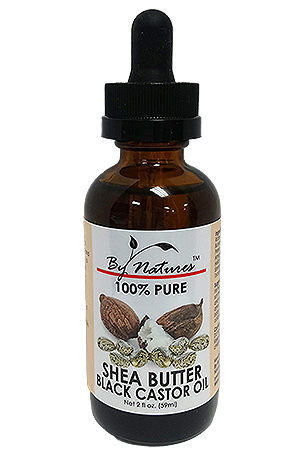 By Natures 100% Pure Shea Butter Black Castor Oil (2 oz) #83