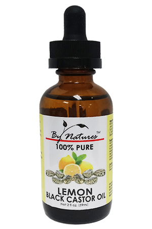 By Natures 100%Pure Lemon Black Castor Oil (2oz) #85