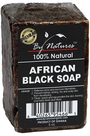 [BYN95466] By Natures African Black Soap (6.5oz) #36