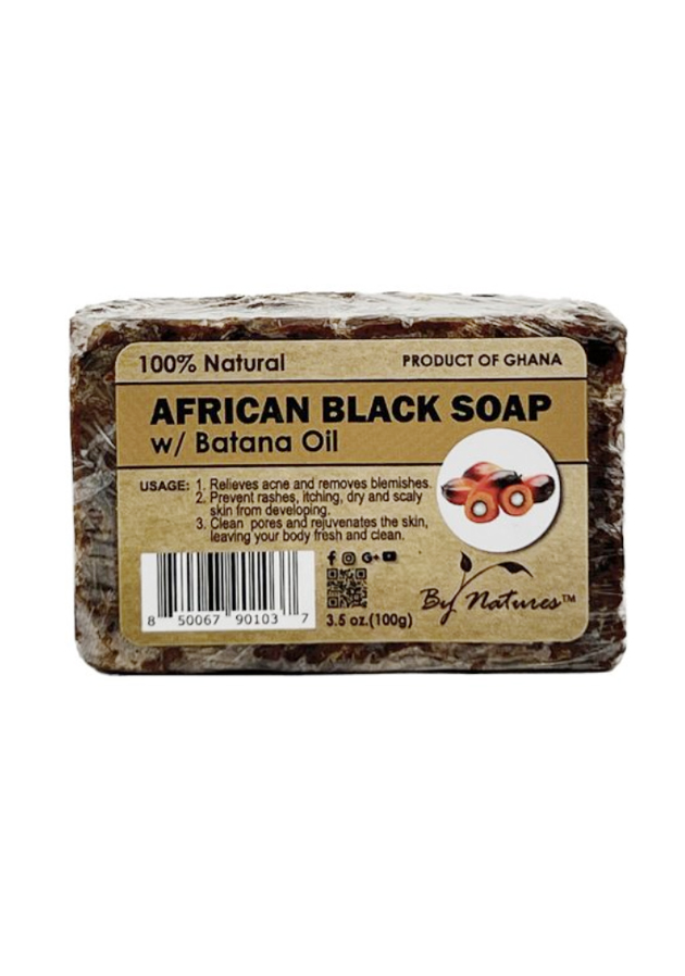 [BYN90103] By Natures African Black Soap -Batana Oil (3.5 oz/100 g) #134