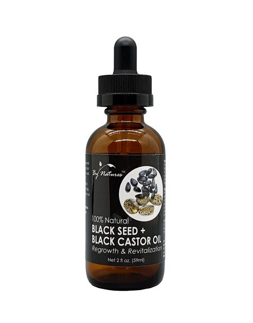 [BYN48171] By Natures Black Seed + Black Castor Oil (2 oz) #121