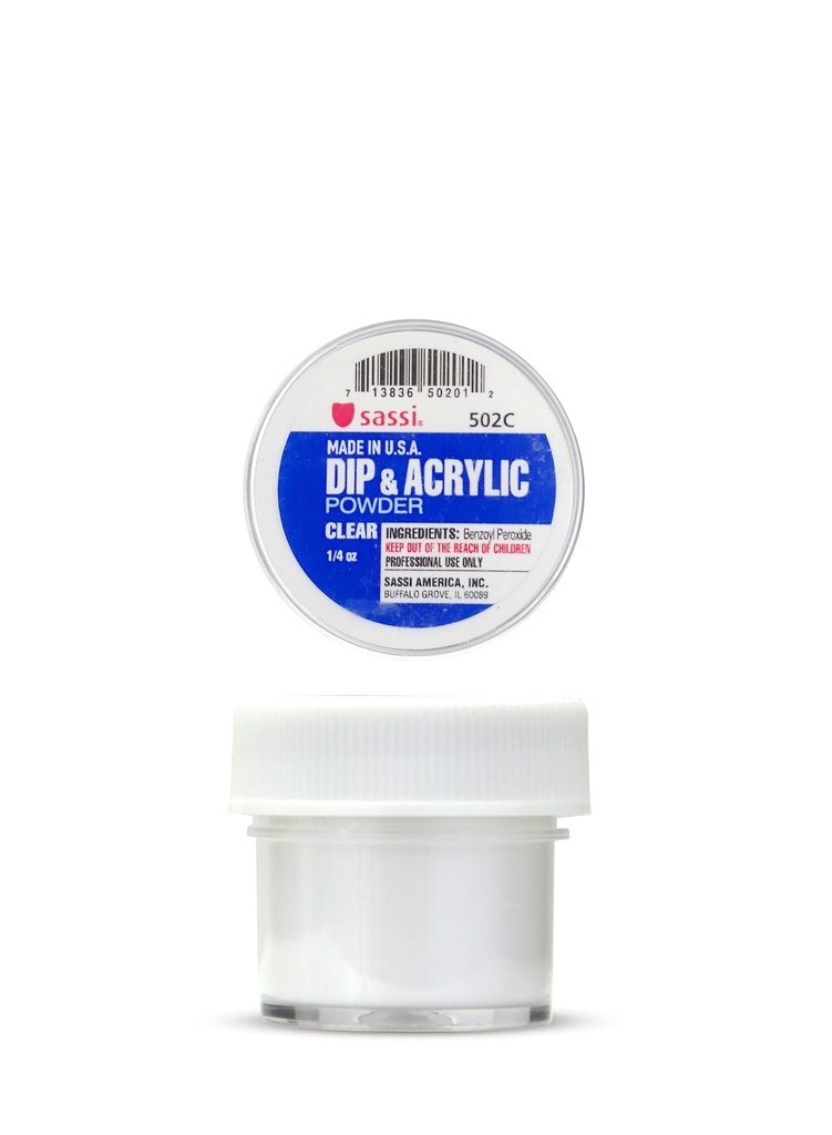 Sassi Acrylic Powder #Clear (1/4 oz) #37
