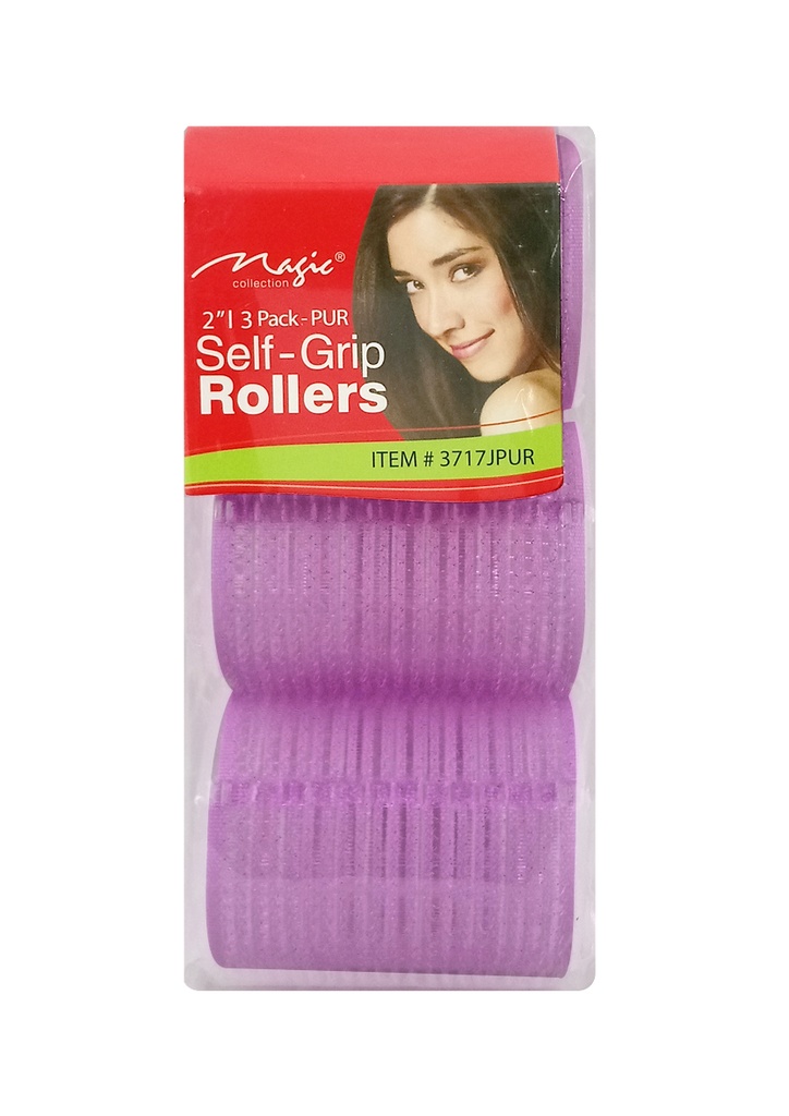 Magic Self-Grip Rollers #3717JPUR (2") -pc