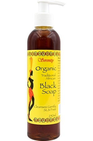Serenity  Organic Liquid Black Soap(250ml) #18