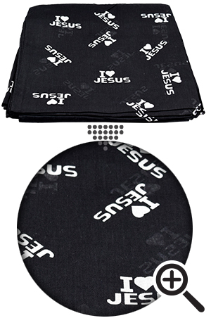 Bandanna I.L.Jesus #99973 Black -dz