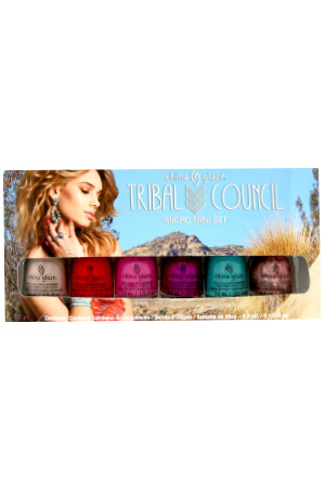 China Glaze Tribal Council Micro Mini Set #82657-6pc Set