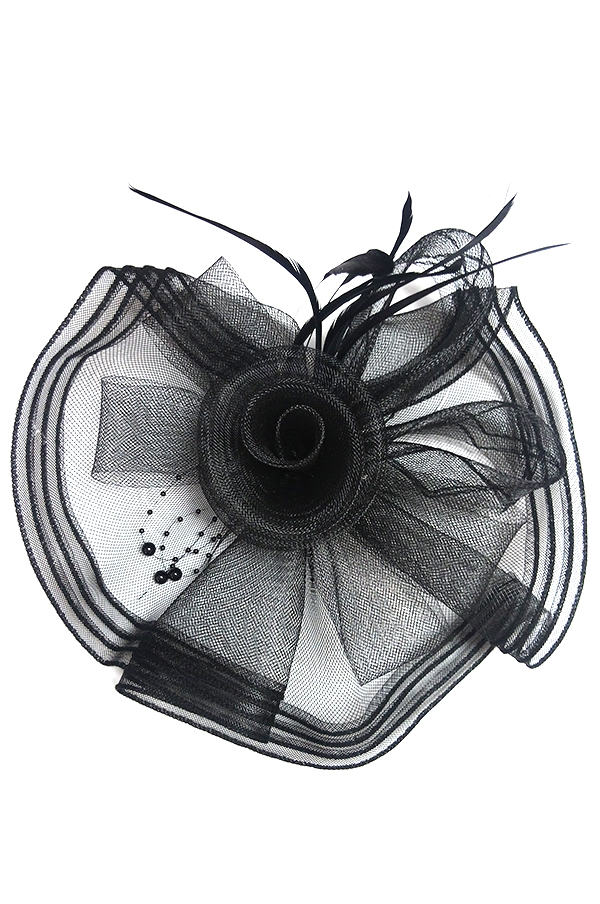 [MG07350] Church Hat #MG07350 (Black) - pc